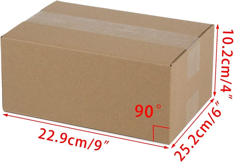SUNLPH Shipping Boxes 9x6x4 Inches Small Corrugated Cardboard Boxes, 25 Pack - Image 2